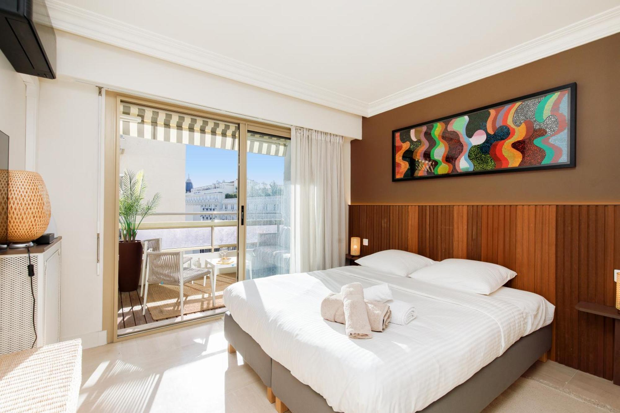Le Palais Royal Elegant Confortable -balcon 100 Metres Croisette Cannes