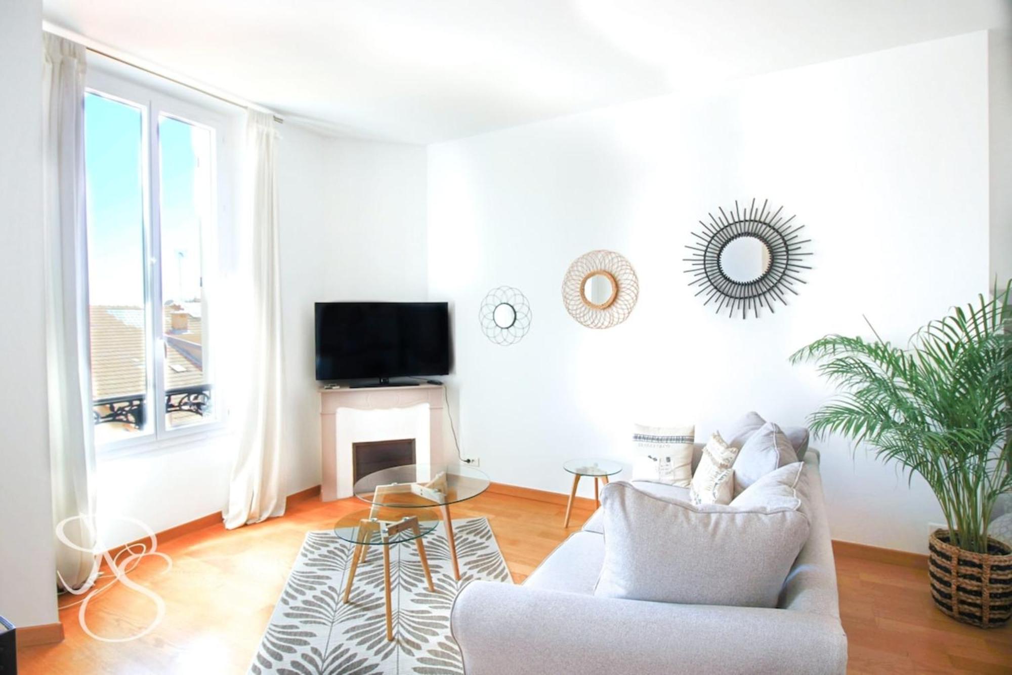 3 Bedrooms With Sea View - 4 Min Palais & Beaches Appartement