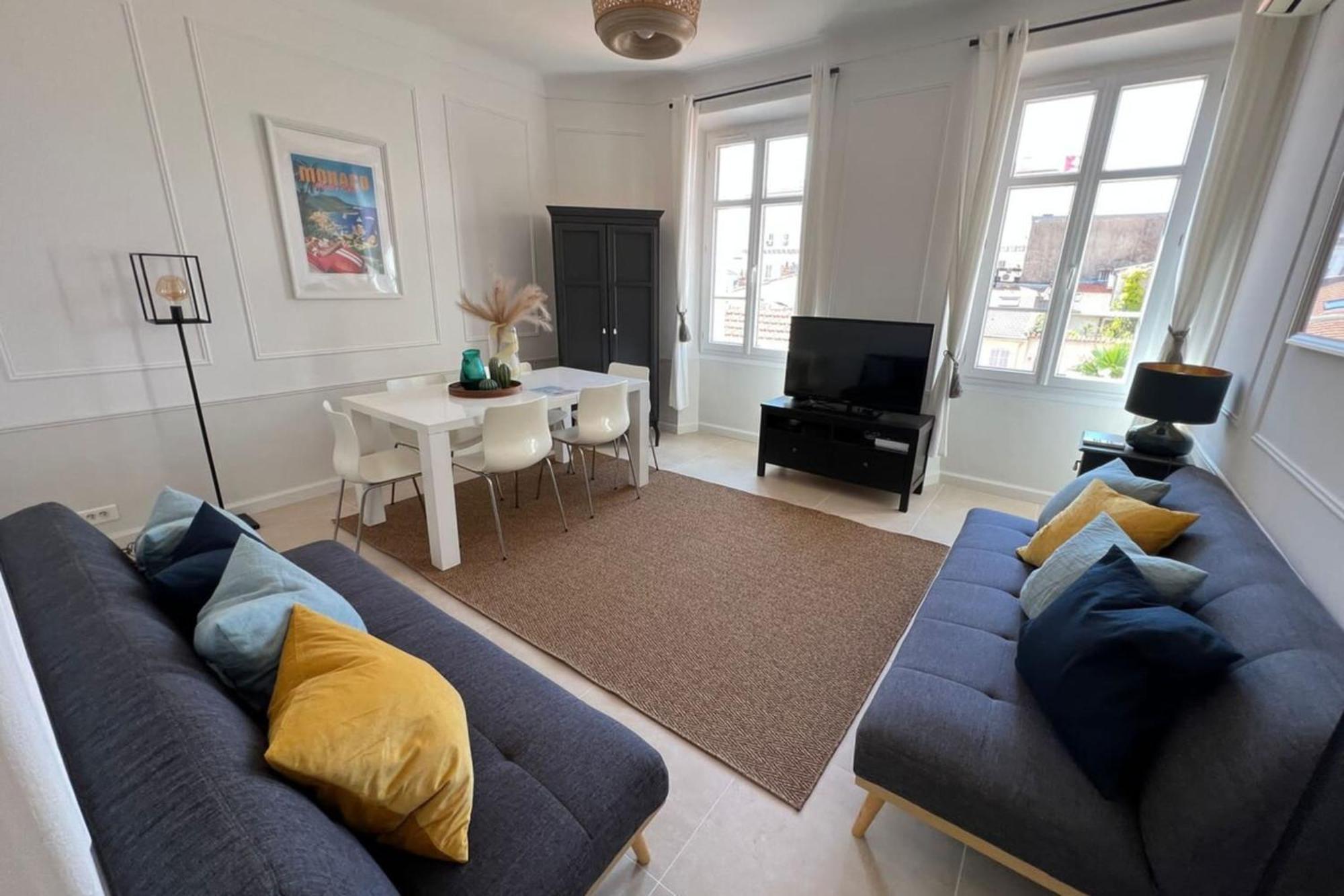 Appartement 2 Bedrooms Meynadier At 2 Min Beach/palais *