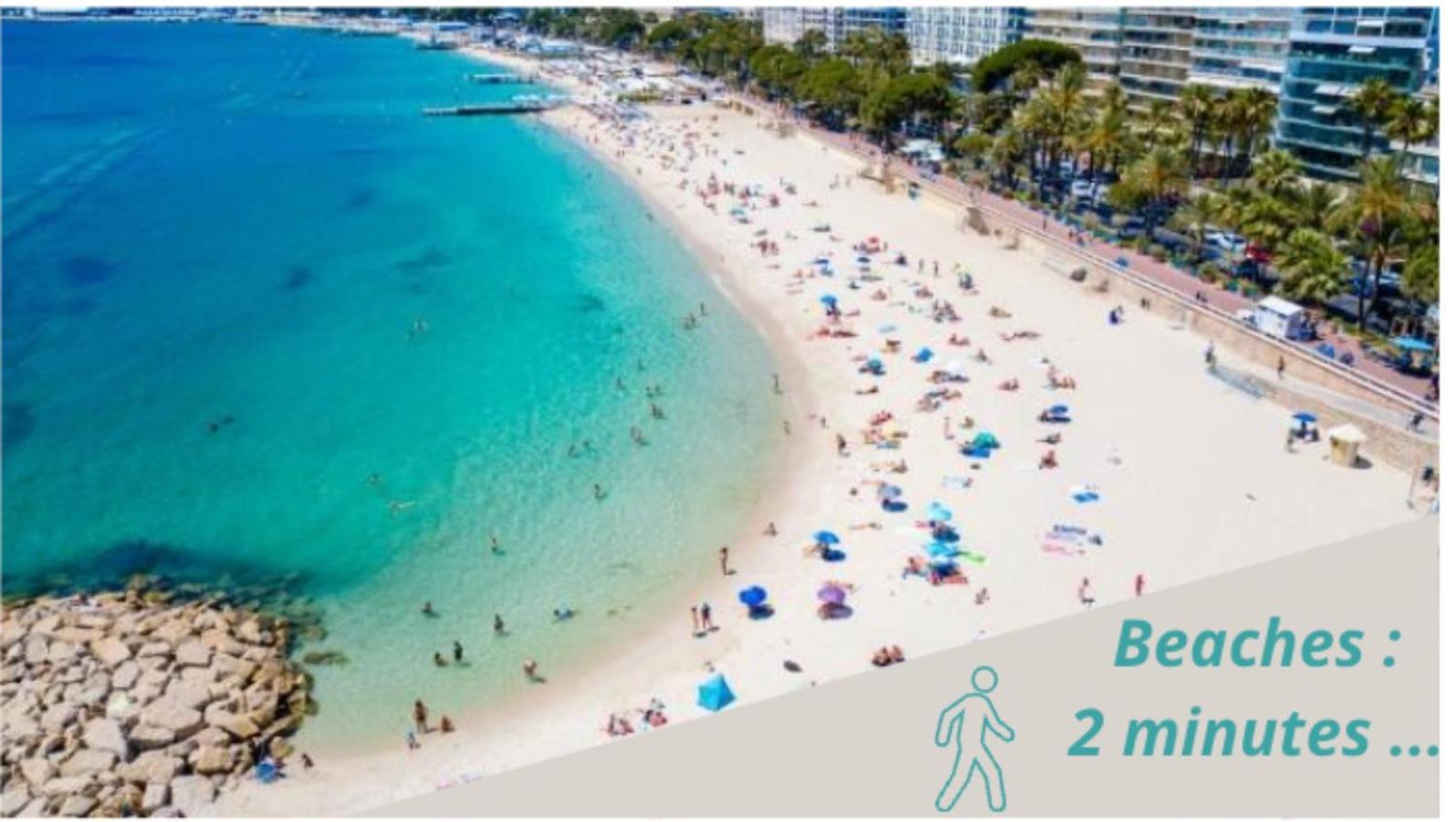 F3 Rue Marechal Foch, Hypercentre A 2 Minutes Du Palais Des Festivals Apartment Cannes