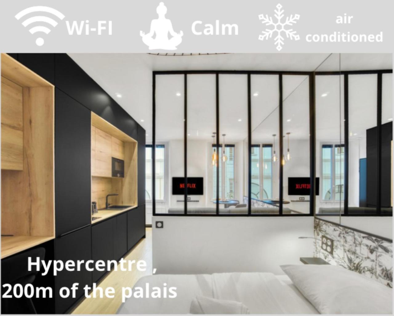 F2 Rue St Honore D ,hypercentre A 2 Minutes Du Palais Des Congres Apartment *