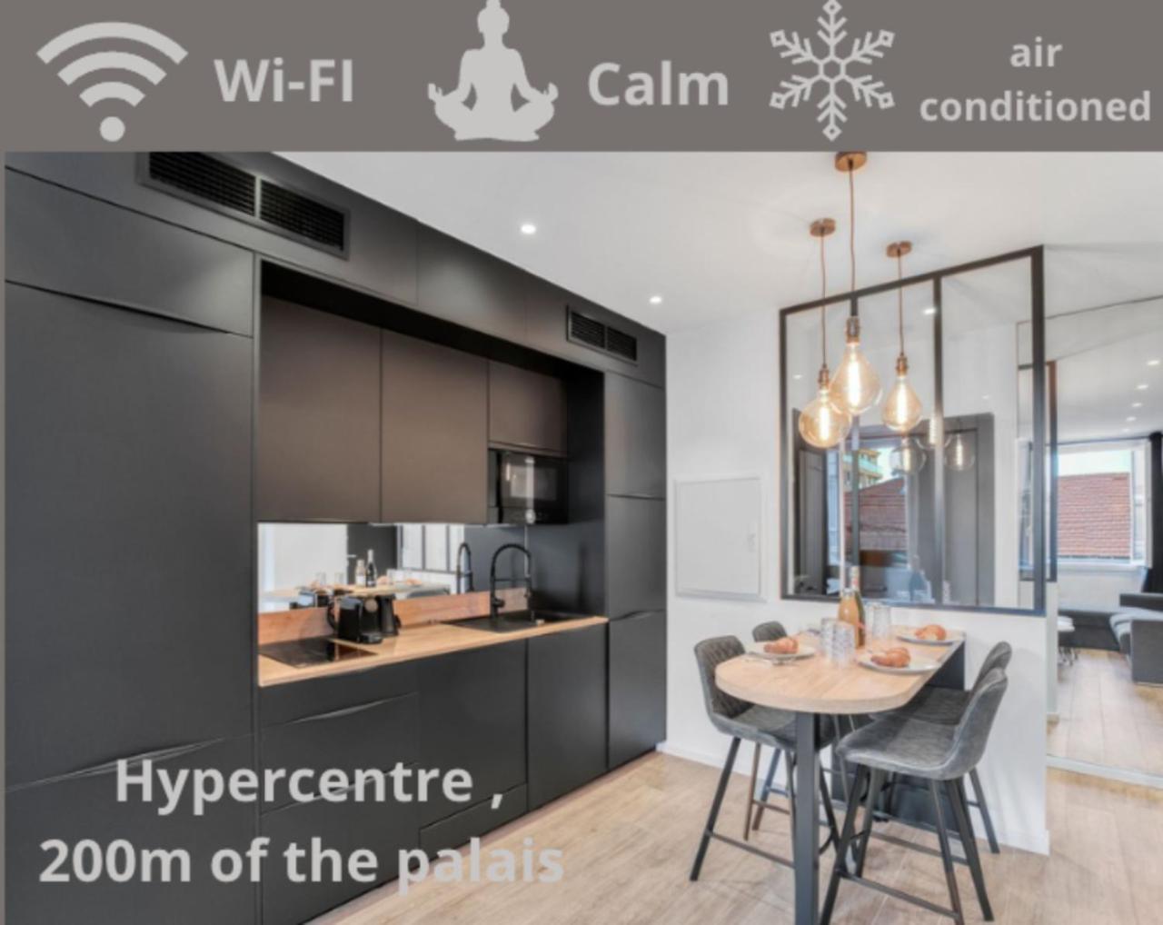 Apartment F3 Notre-dame , Hypercentre A 2 Minute Du Palais Des Congres Cannes