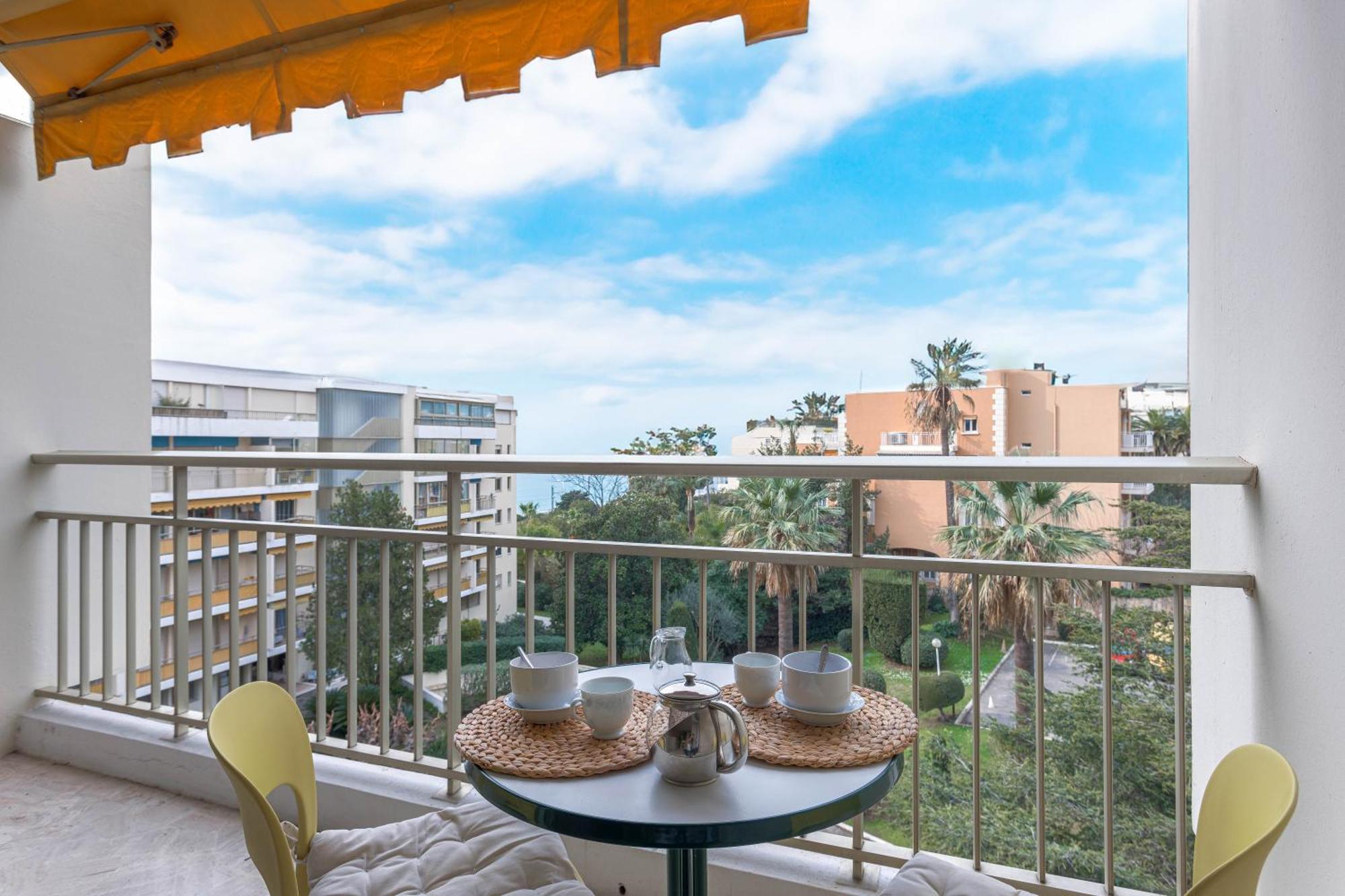 Terrasse De Timily - Vue Mer, Plage, Clim, Parking Apartment Cannes