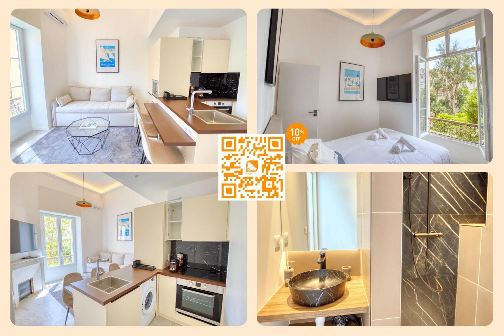 Limestay - The Cannois T2 Modern Wifi * Cannes