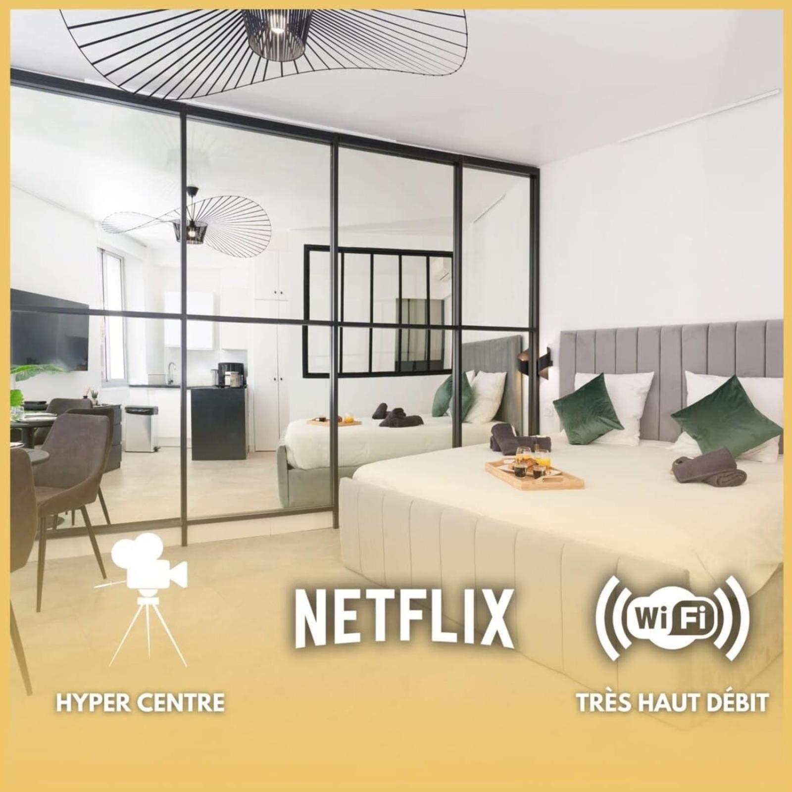 Appartement Le Joffre - Hypercentre - 200m Palais - Ac *