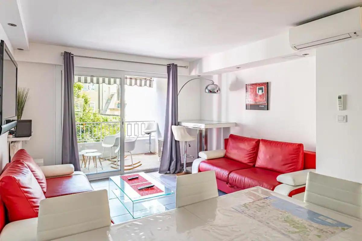 Superbe 3p 2chambres, 2terrasses Centre-ville, 4 Min A Pied De La Croisette Sas-meredith Loc Cannes