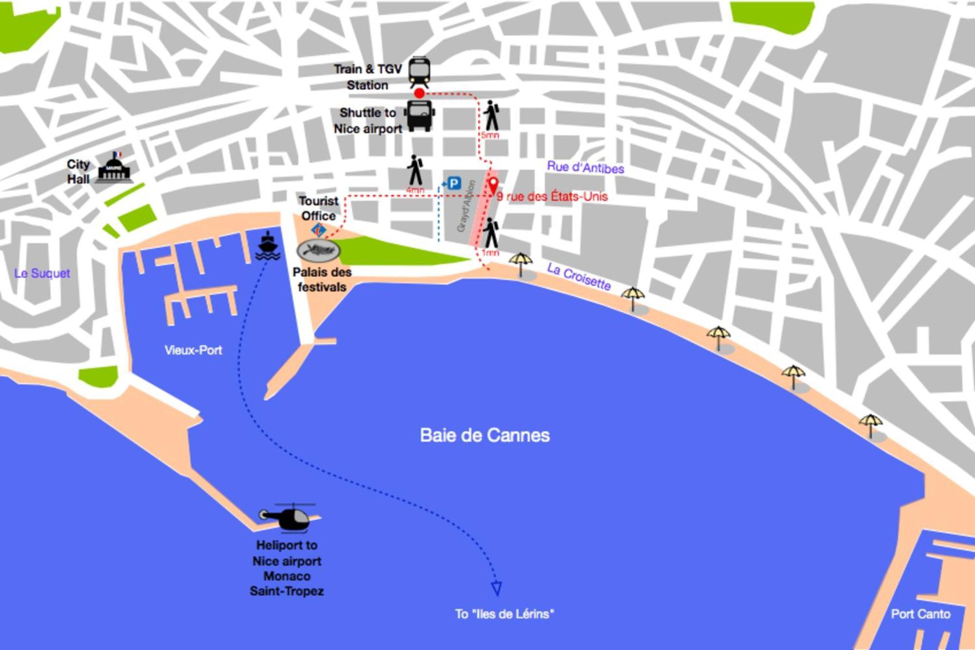 - Modern Balcony Flat Perfect Location Cannes