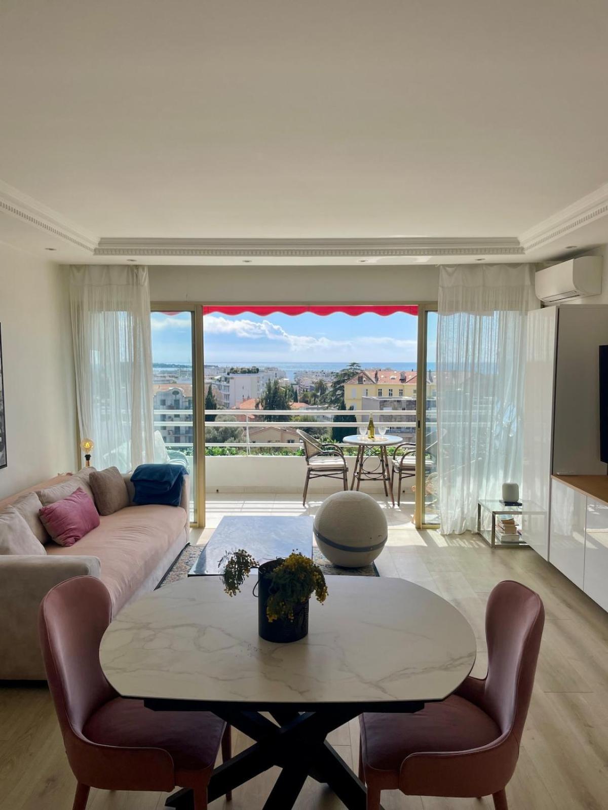 Luxueux 45m2 Vue Panoramique Terrasse Sud Montfleury Proche Banane Apartment Cannes