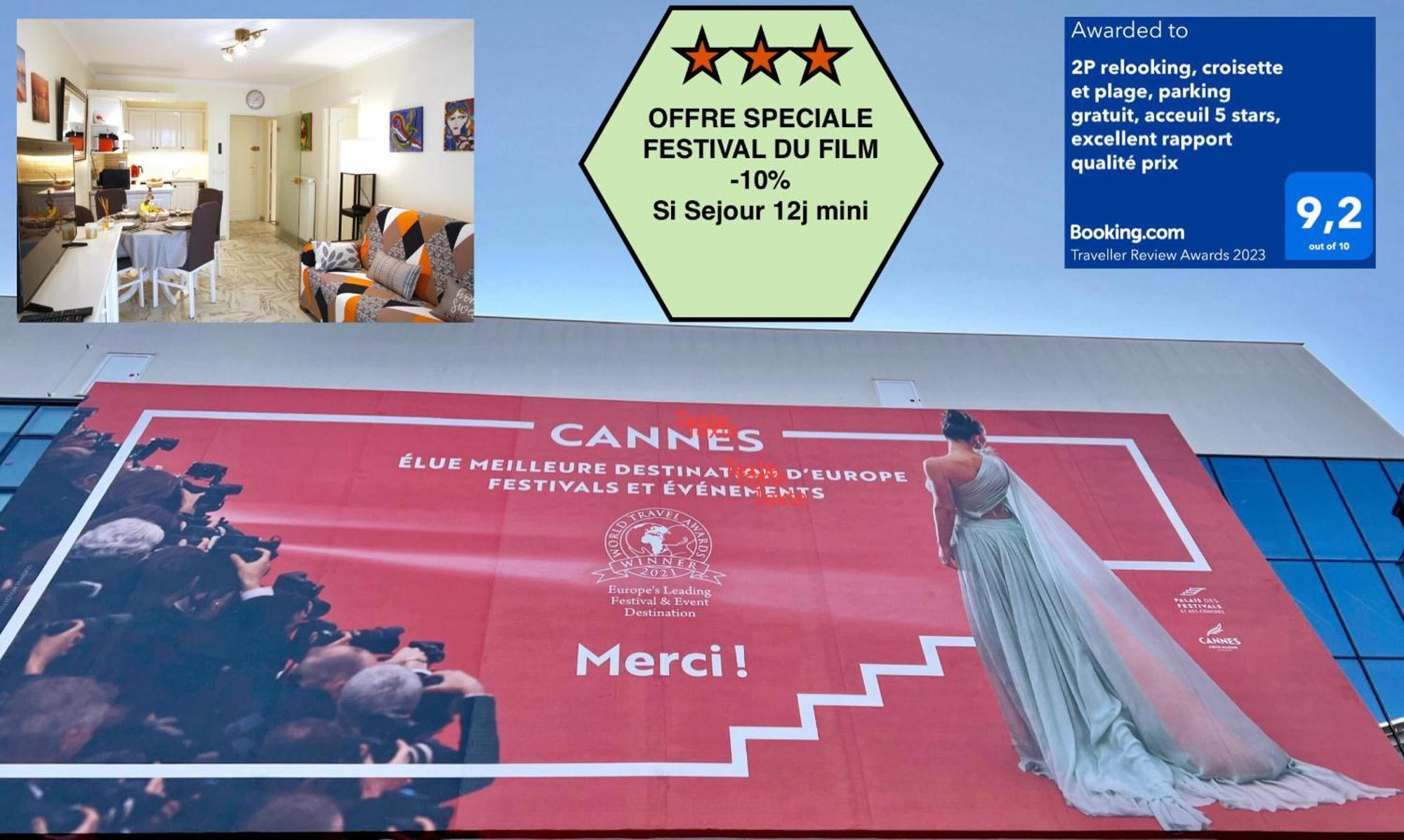 Apartment Cinema Festival Apartment: Netflix, Iptv & Free Parking Cannes