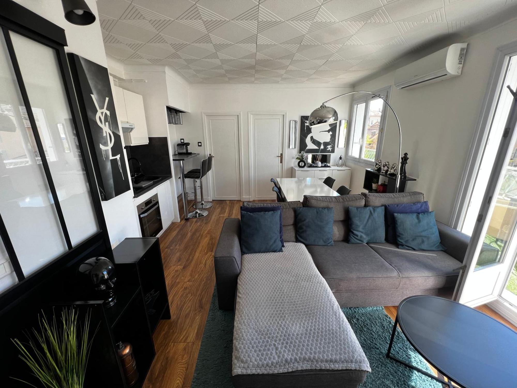 Apartment T2 Proche Centre Et Palais Avec Terrasse ! Cannes