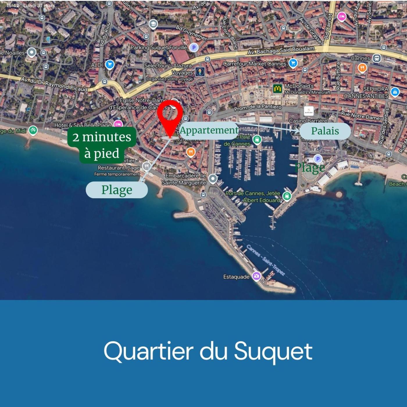 Apartment Le Refuge Du Suquet, Quartier Authentique De Cannes, Vue *
