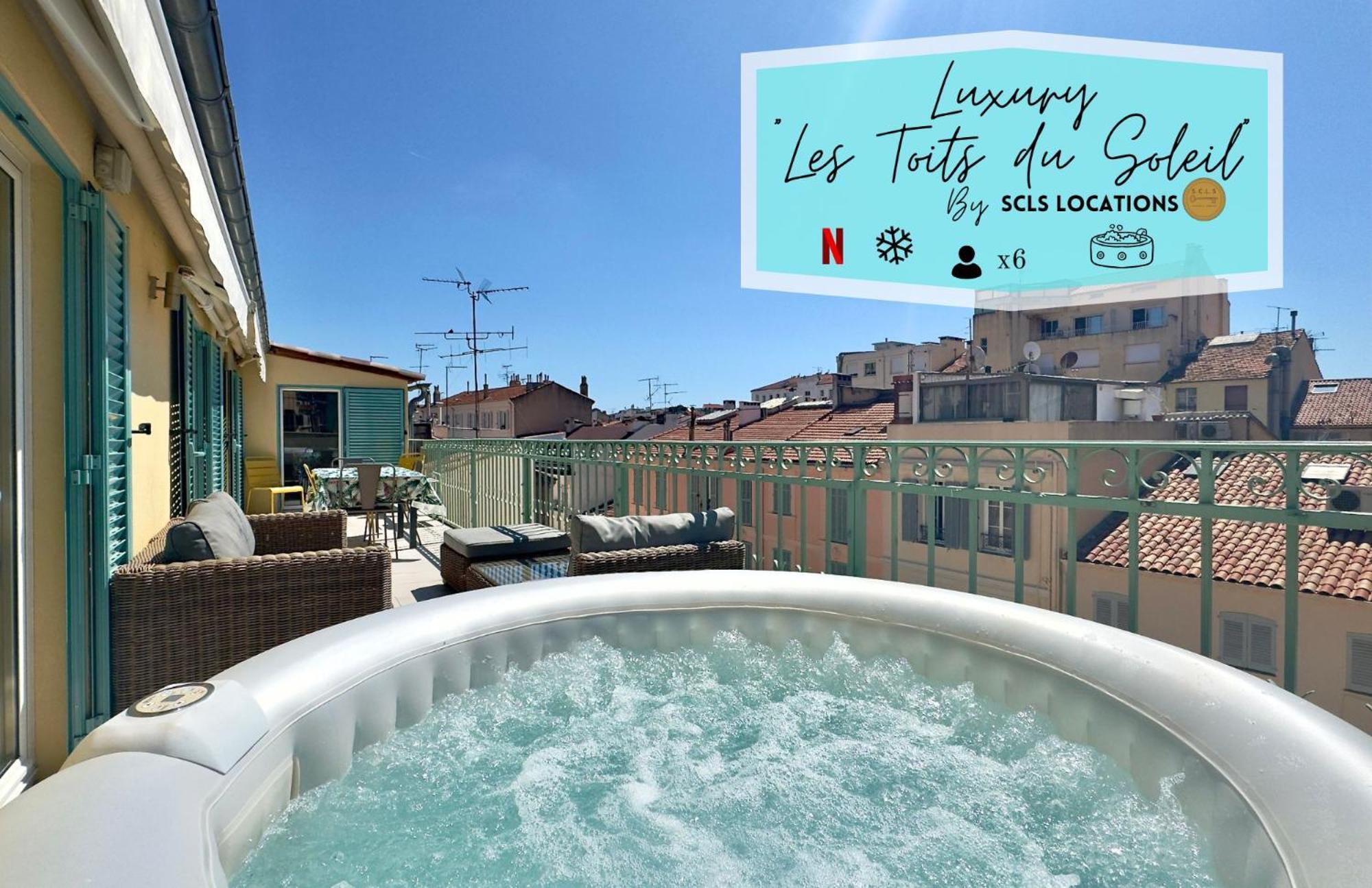 Apartment Les Toits Du Soleil: Luxury With Terraces And Jacuzzi In Cannes