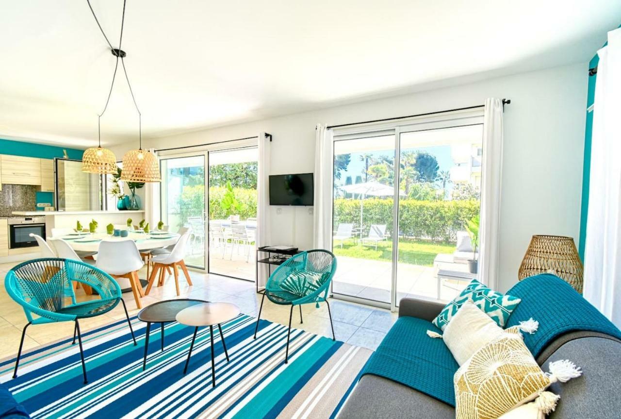 Apartment Nice With Private Garden, Pool & Parking Cannes