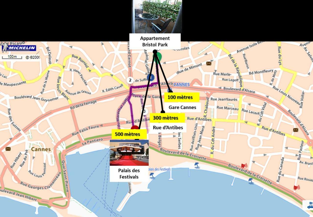 Bristol Park - Parking - 5mn Walk From Palais Des Festivals Appartement