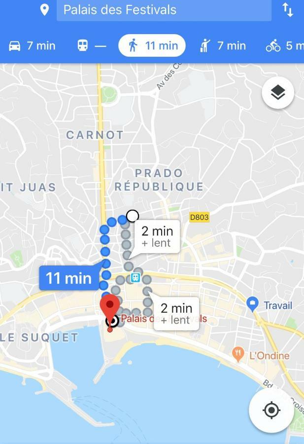 Cannes: Agreable 2 Pieces Vue Panoramique