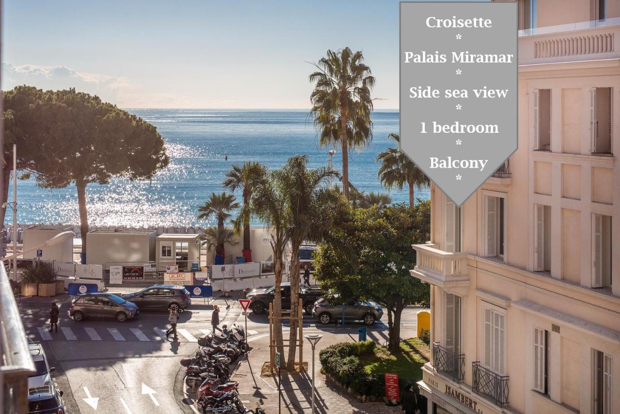 Palais Miramar: 1 Bed Side Sea View Apartment Cannes