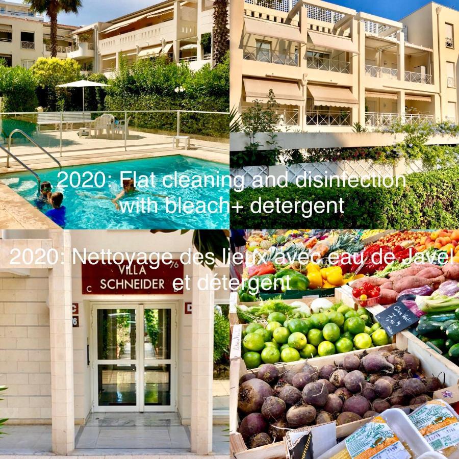 2 Pieces Climatise - Superbe Piscine & Wifi- Coeur De Ville - Schneider - 500 M Rue D'antibes & Plages * Cannes
