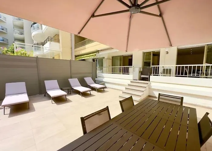Sweet Home+Terrasse De 60M2 ,2 Mn From Croisette Beach