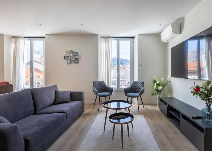 Brp Cannes Center, Top Floor Luxurious Apartment I, 4 Bedrooms+3 Bathrooms