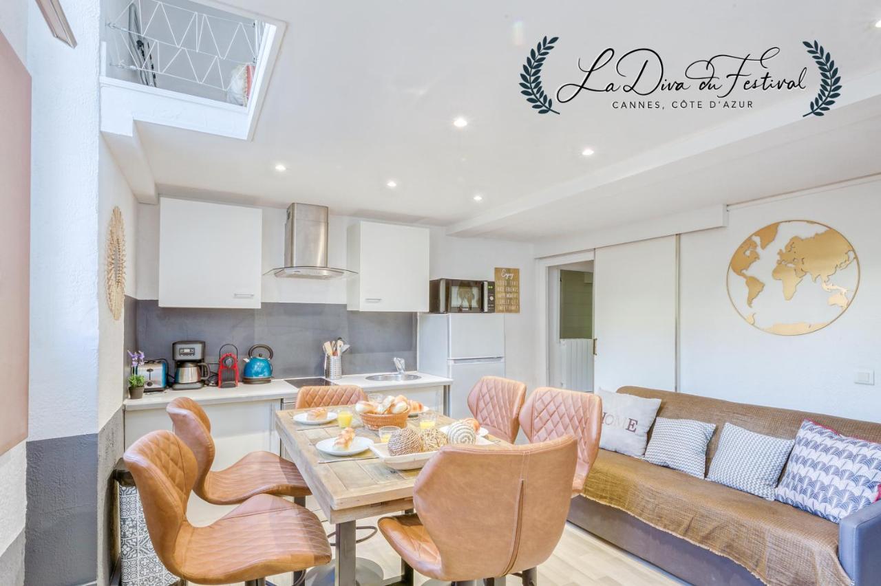 La Diva Du Festival - 10 Mn A Pied Palais & Plages - Cosy & Calme - Clim - Wifi Cannes