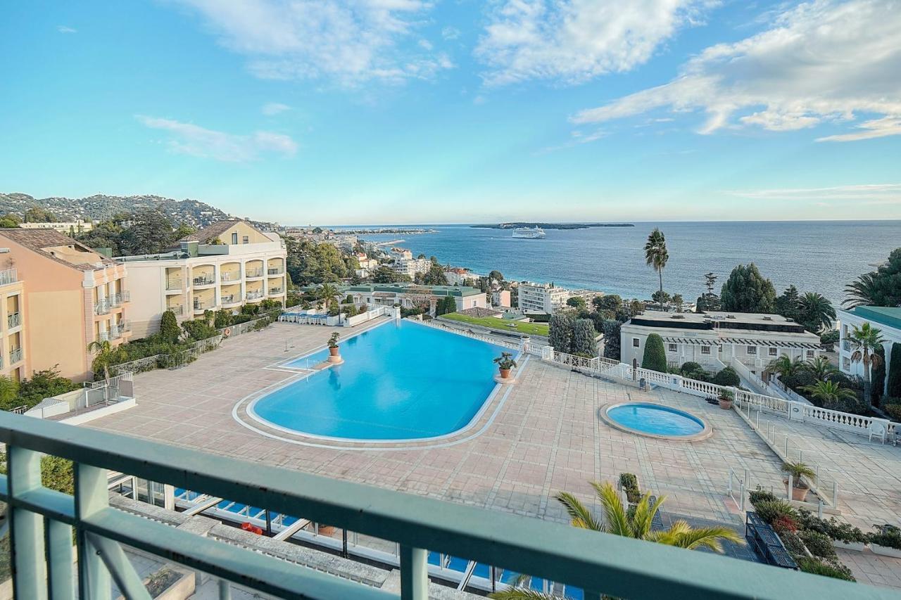 Immogroom - 1br Sea View - Wifi - Terrace - Ac - Pool - Parking * Cannes