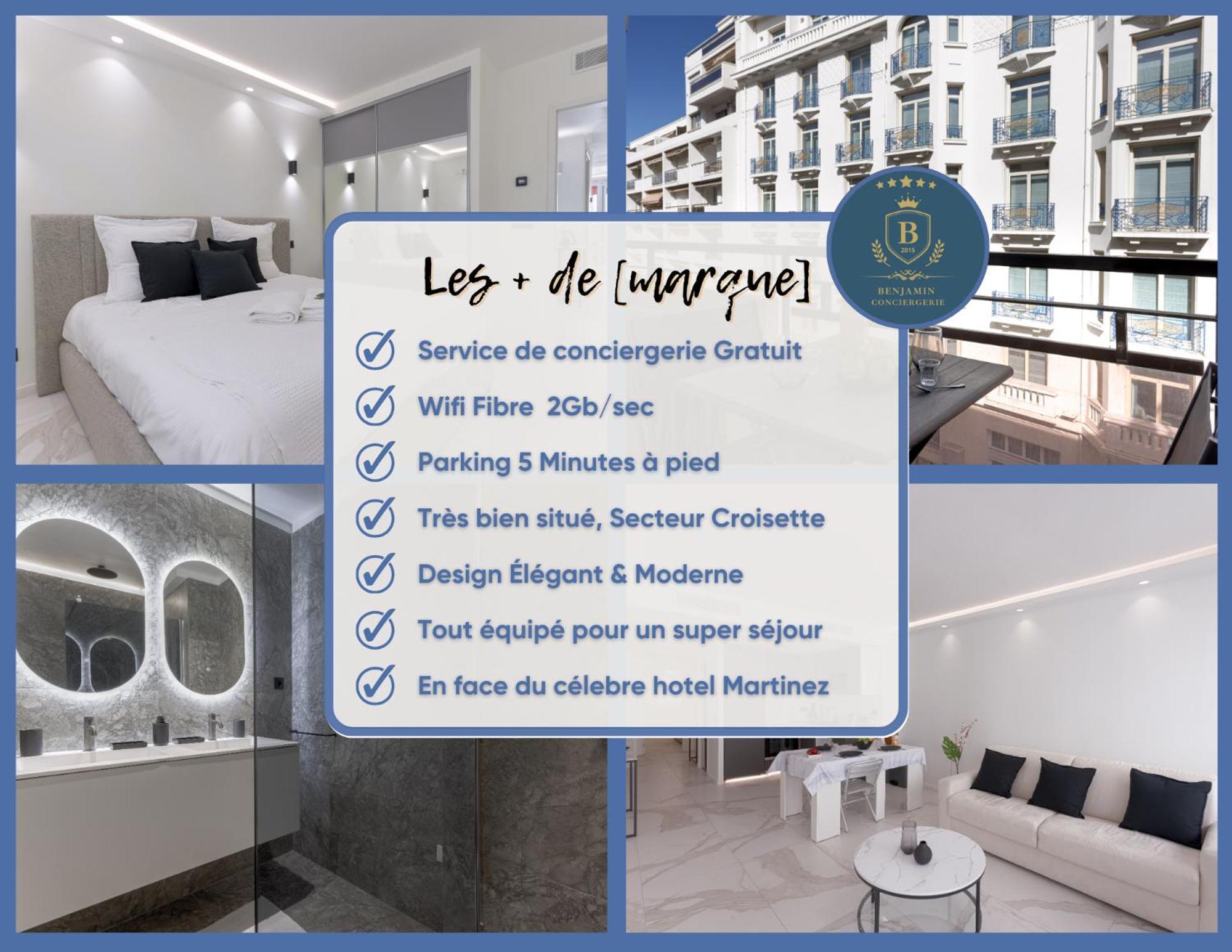 L'unique Maubourg - Next Martinez - Terrasse Apartment Cannes