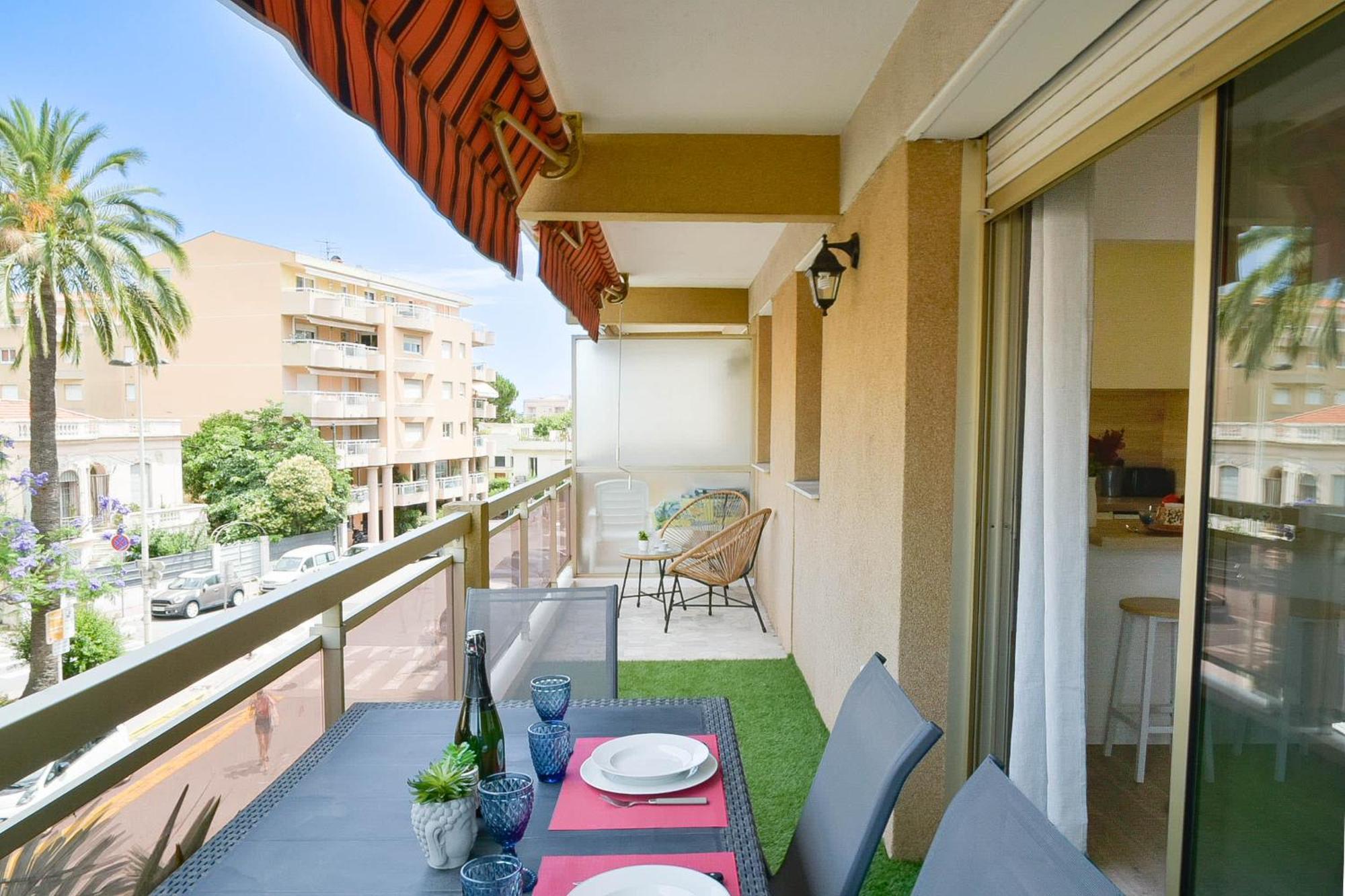 Palm With Terrace 150m From Beaches * Cannes