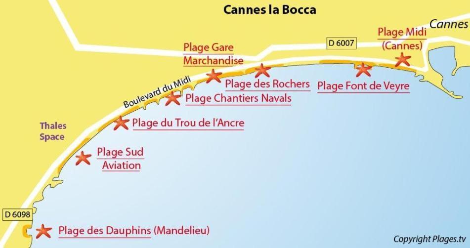 #cannes Boccacabana Beach, Seafront, In Resid Pierre&vacances 3 Stars * Cannes