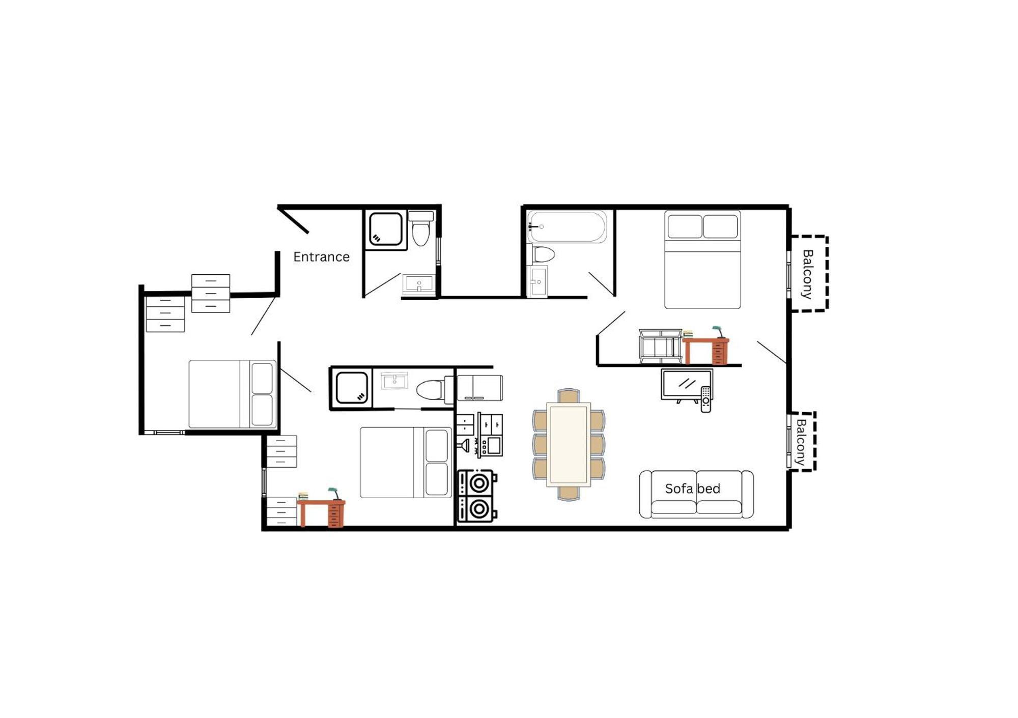 Exceptionnel 4 Pieces Balcon Carre D Or A3b129 * Cannes