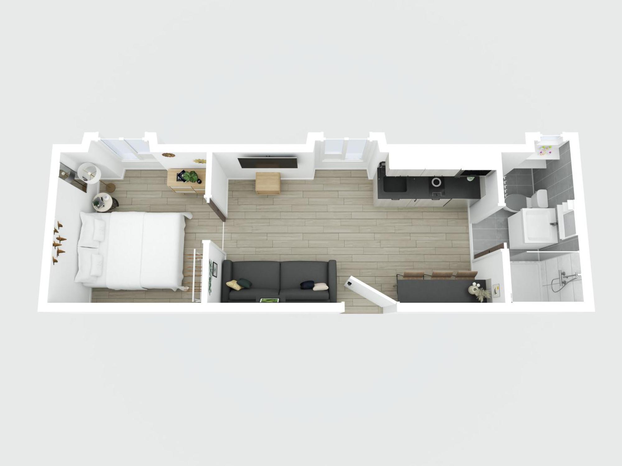 Cute Affordable 1-br Minutes From Center *