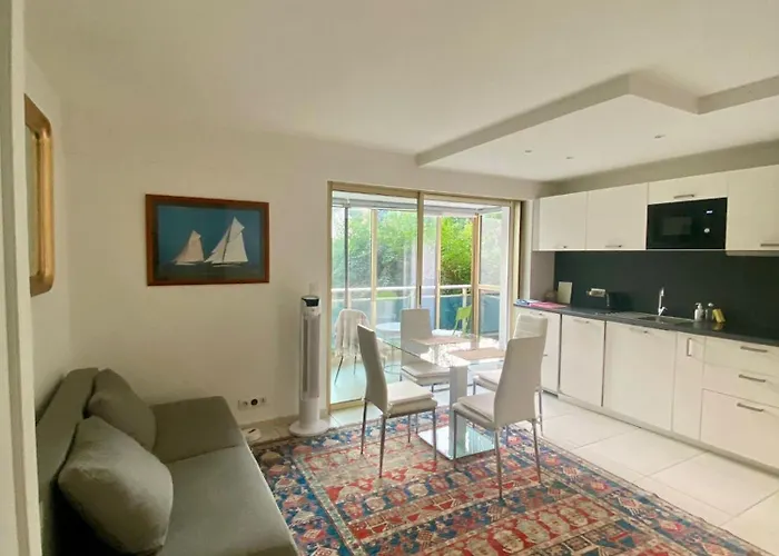 Lovely Flat With Covered Balcony In Cannes