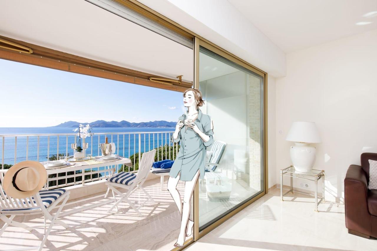 On La Croisette Fabulous Sea View 1 Bed Apartment Cannes