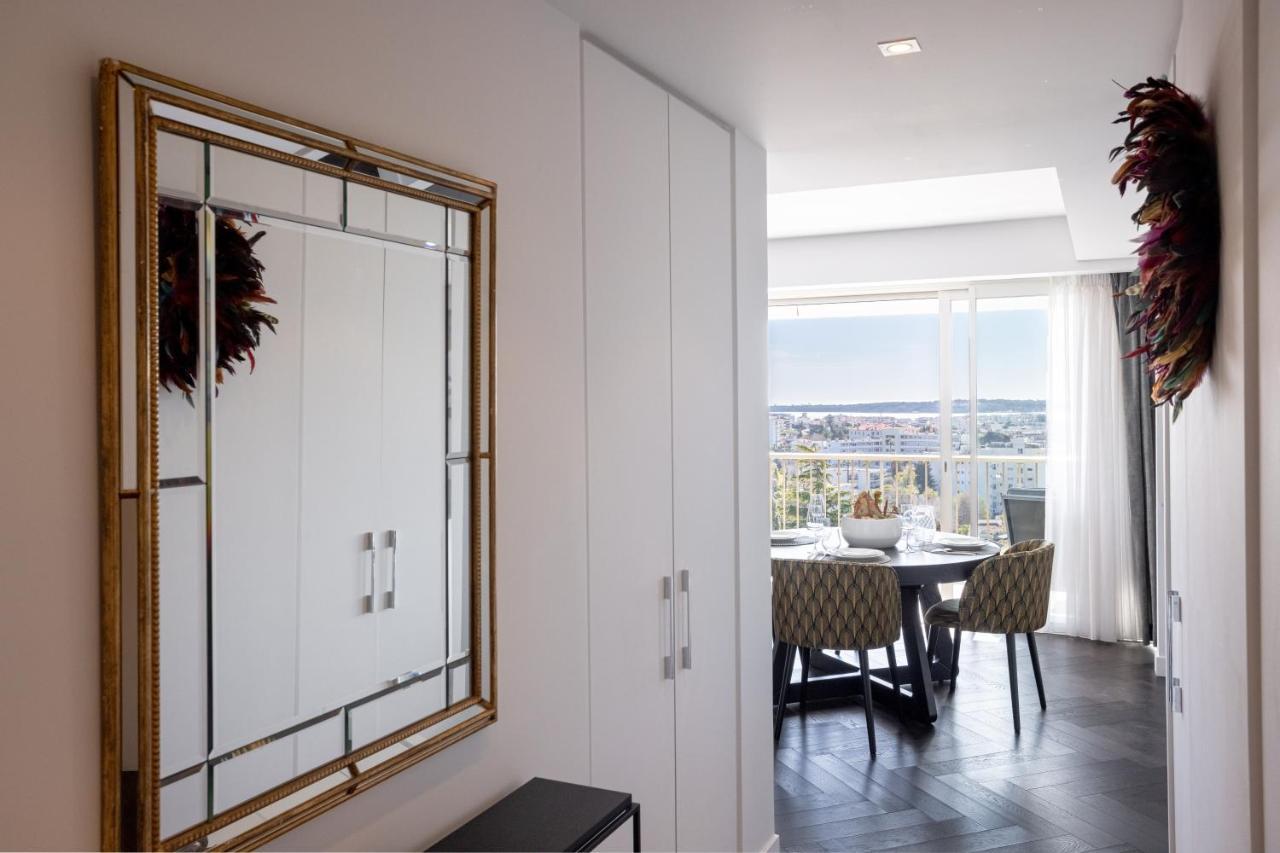 Panorama - Piscine, Vue Mer, Parking, Clim Apartamento Cannes