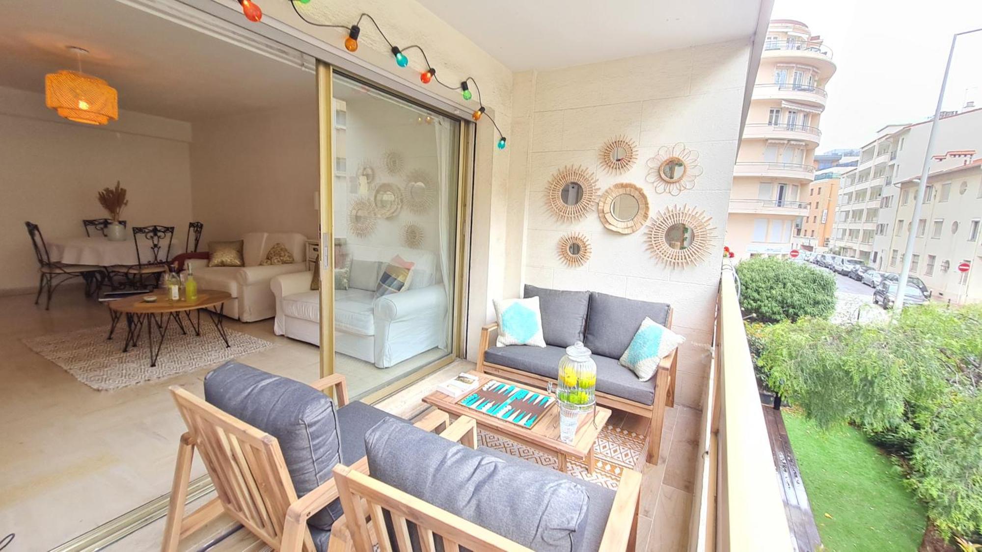 Appartement Happy - 2 Terraces - 1min To The