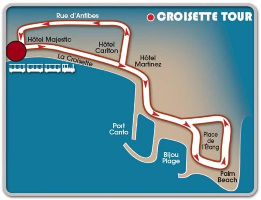 Palm Parking, Clim, Wifi 2' A Pieds Apartment Cannes