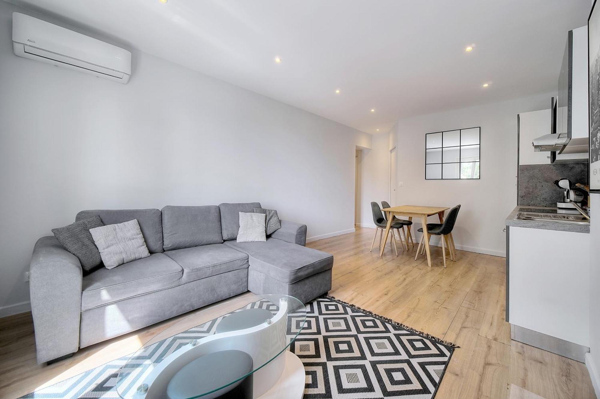 Le Erve-350m Plage-wifi Clim-vca Apartment Cannes