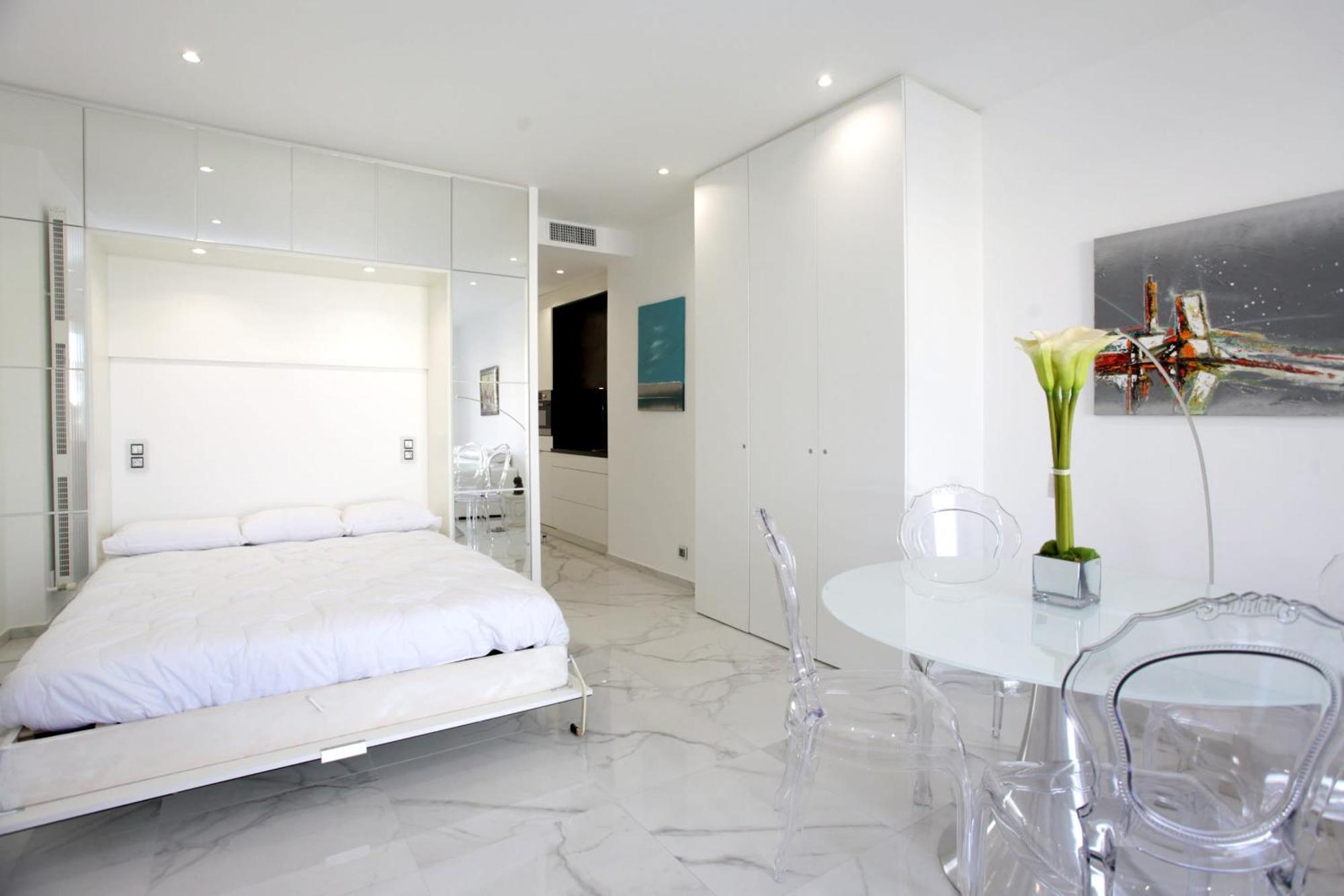 La Croisette Elegant Avec Balcon Et Vue Apercu Appartement *