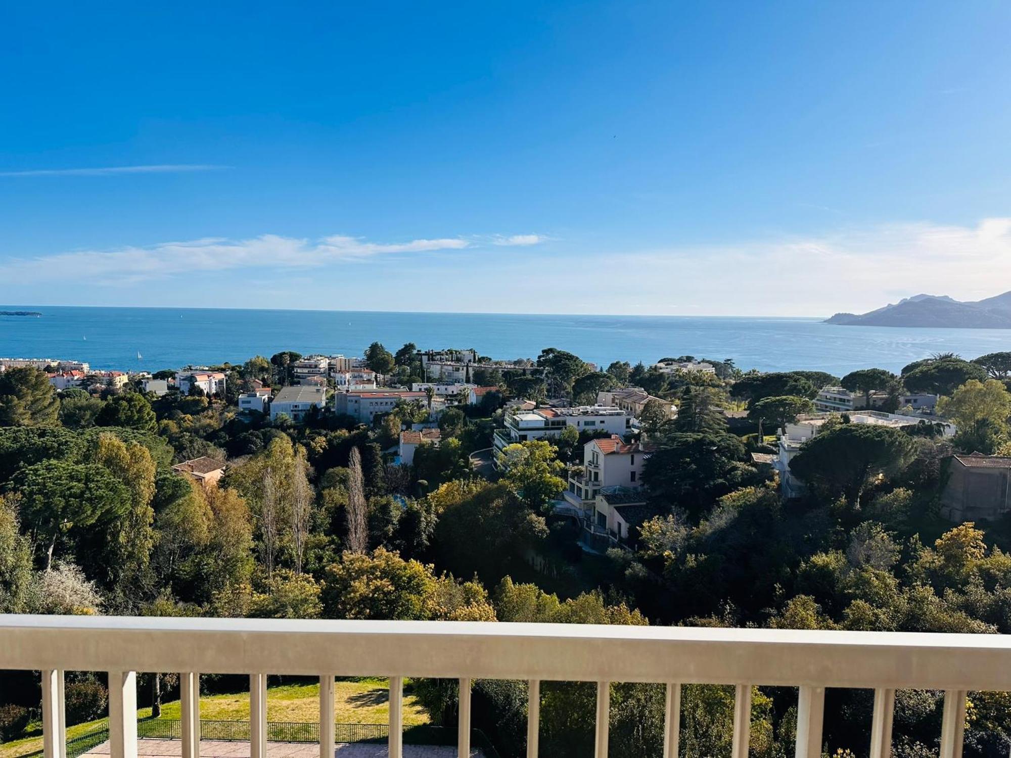 Appartement Large, Light And Modern 2 Bedroomed In With Sea Views, Pool And Lovely Terrace - 1503 Cannes