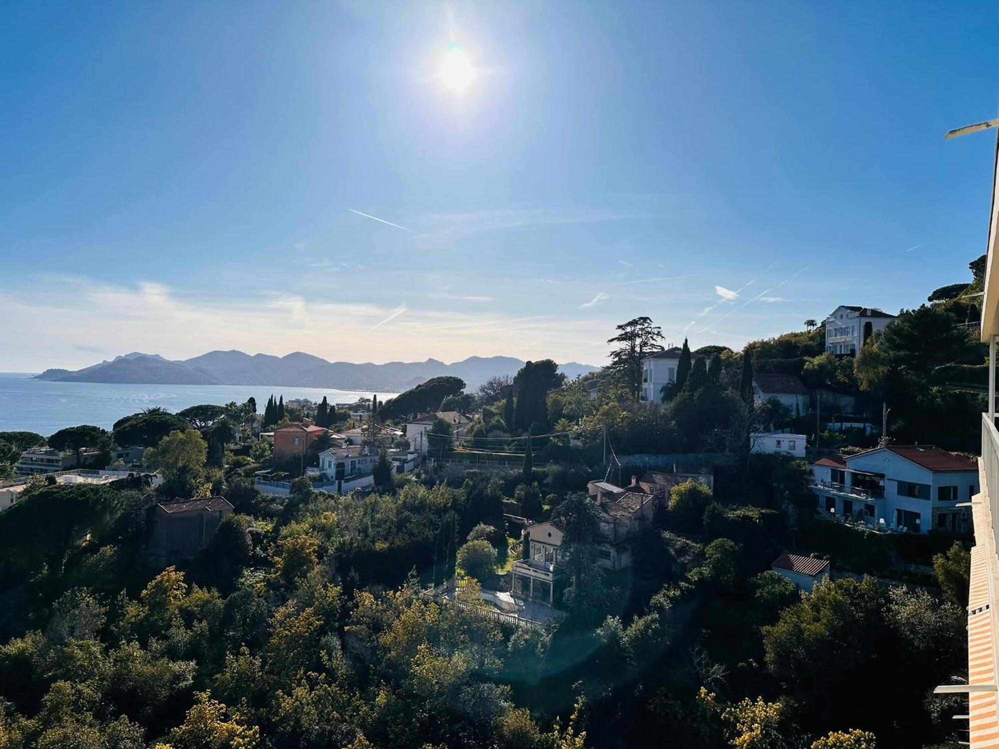 Appartement Large, Light And Modern 2 Bedroomed In With Sea Views, Pool And Lovely Terrace - 1503 Cannes