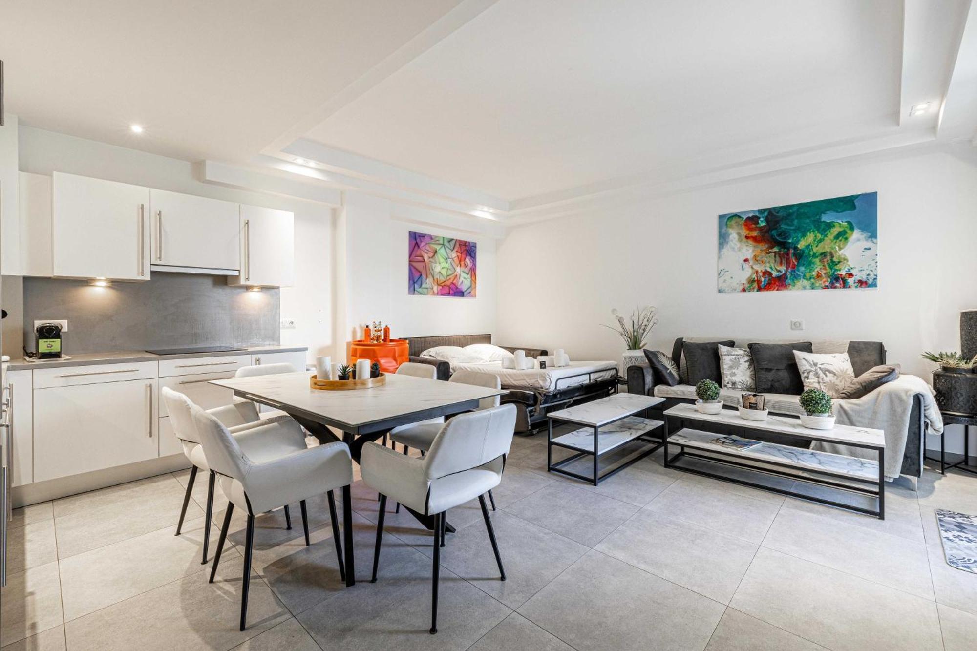 Modern 1 Bedrm With Balcony - Cannes-croisette *