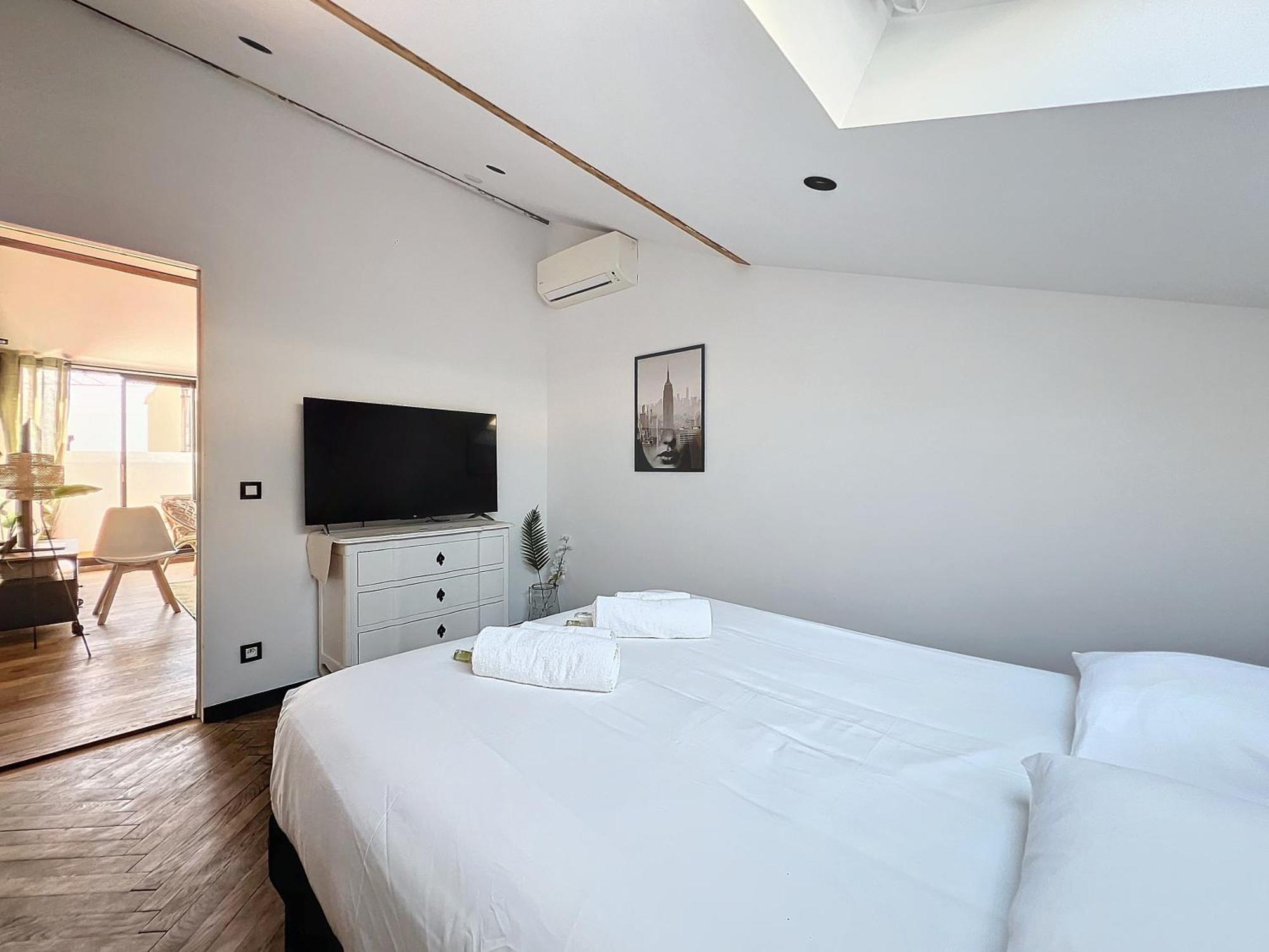 140m2 Vue Mer, 3 Chambres, Centre-ville *