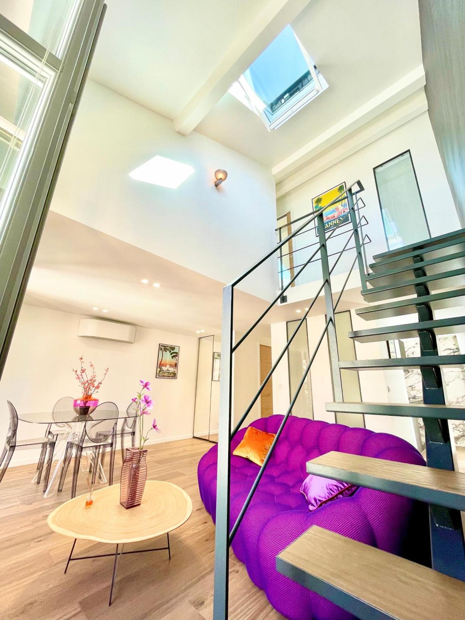 Duplex En Plein Coeur De Cannes, 5 Min Walk To Croisette And Palais Apartment *