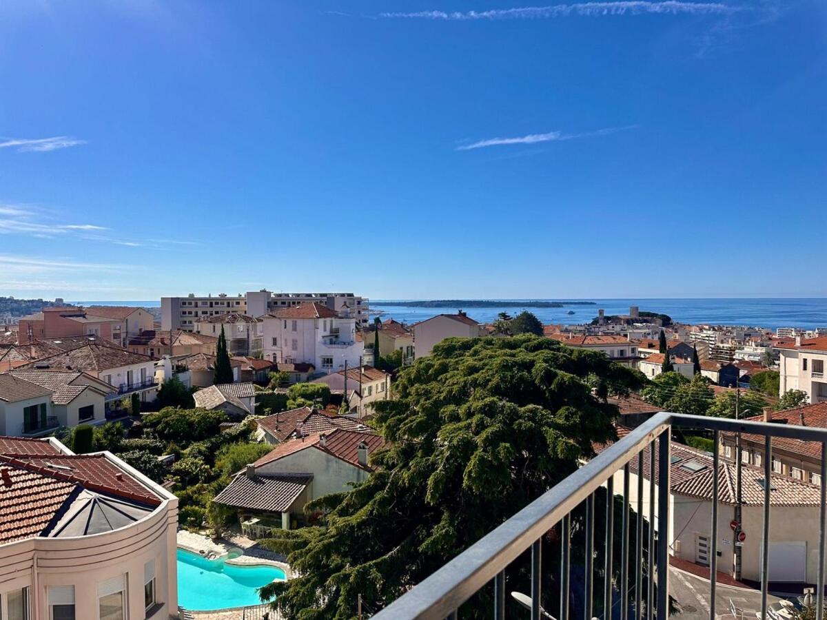 Apartment T3 Sea View Walking Distance Of Palais, Ac , Parking, Terrace Cannes